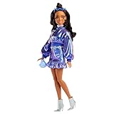 バービー(Barbie) デラックススタイル ブルー ロングスリーブトップ きせかえ人形・ハウス ままごと・ごっこ遊び バービー人形 4歳から ブルー JFP42