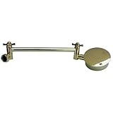 LASCO-Simpatico 82211P Single Function Shower Head with Adjustable 10-Inch Arm Polished Brass [並行輸入品