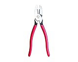 Jonard JIC-683 Linesmans B Type Side Cut Plier with Red Plastic Dipped Handle, 9-1/2' Length [並行輸入品]