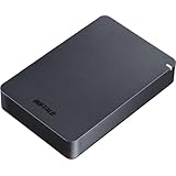 BUFFALO 4TB MiniStation PGF ポータブル 外付けハードドライブ HDD 耐衝撃 USB 3.0 (3.2 Gen 1x1) PC Mac用