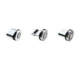 【マグネットコネクタ】 3種セット Type-C ios microUSB端子 3個セット（540°turnケーブル用）