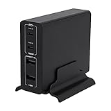 オウルテック AC充電器 PD100W 対応 超速充電 最大112W出力 スタンド付き ノートパソコン スマホ iPhone USB Type-C Type-A ブラック OWL-APD112C2A2-BK