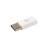 クオリティトラストジャパン USB2.0Type-Cコネクタ対応 microUSB変換アダプタ ホワイト QTC-062WH