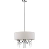 Safavieh Lighting Collection Cotillion Chrome 49.25-inch Pendant Light by Safavieh