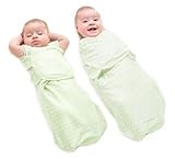 Summer Infant サマーインファント SwaddleMe スワドルミー おくるみ ラップサックWrap Sack Sサイズ Lサイズ (サイズ：L、カラー： Sage Dots） [並行輸入