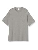 [ライフマックス] 超厚手Tシャツ 10.2ozポケット付スーパーヘビーウェイトTシャツ MS1157 杢グレー 2XL