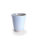 KANEYOSHI 鉢 陶器 植木鉢 フラワーロード スカイブルー 6号