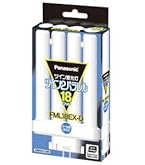 Amazon | パナソニック ツイン蛍光灯 18W形 電球色 4本平面ブリッジ