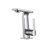 Kraus kef-15401-pop up11chモダンNovusシングルレバーバスルーム洗面台蛇口with Matchingポップアップドレイン KEF-15401-PU11CH 1