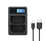 XBERSTAR NP-FZ100 USB充電器 充電情報表示 ディスプレー付 バッテリーチャージャー Sony A7III A7M3 A7RIII A7R3,Sony A9, Sony Alpha 9R, Sony A9R, Sony Alpha 9S,Sony Alpha 9 Sony a7 IIIなどに対応