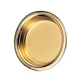 シロクマ 真鍮 アクティ丸戸引手 45mm径 純金 1箱20個価格 ※メーカー取寄品 MB-8