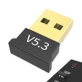 5.3 USBワイヤレスレシーバー＆トランスミッター – PC用ワイヤレスアダプター | デスクトップ・パソコンのオーディオ受信器として機能 | 無線キーボード・マウス・ヘッドフォン用ドングル | やゲームコントローラーにも対応 | コンピューターアクセサリーの多機能タイプ | 簡単装着、遅延のない安定通信 | プラグ＆プレイ、特別な設定不要 | 小型軽量で持ち運びに最適 | 幅広い機器と