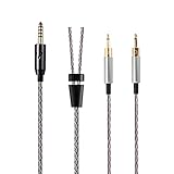 6N単結晶銅・銀メッキ ビバボ 【プラグ 4.4mm 5極 バランス】 Sennheiser ゼンハイザー HD700 対応 交換用 リケーブル ヘッドフォン ケーブル