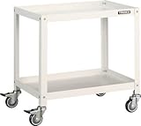 トラスコ中山(株) TRUSCO ラビットワゴン 360X360 ウレタン車輪 W色 RBW-733U_W