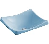 KOHLER K-2833-KC DemiLav Wading Pool Bathroom Sink, Vapour Blue [並行輸入品]