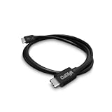 [Intel認証] CalDigit Thunderbolt 4/USB 4ケーブル (0.8m) - 40Gb/s, 100W, 20V, 5A［TB4-P08B-540］