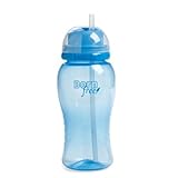 Born Free BPA-Free 14 oz. Twist'n Pop Straw Cup, Blue by Born Free [並行輸入品]