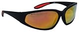 Smith & Wesson 19858 38 Special Safety Glasses, Red Mirror Lenses with Black Frame by Jackson Safety