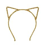 ジンボリー GYMBOREE/ キャットイヤーヘッドバンド ゴールドティンセル 小物ジュエリー・ヘアーアクセサリー One Size【並行輸入】