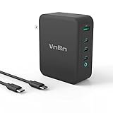『最新作』 VnBn 4ポート GaN 急速充電器 USB-Cポート三つ USB-Aポート一つ 合計最大出力 130W 単ポート最大出力 1
