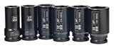 Ingersoll Rand SK6M6L 0.75 in. Drive Deep Metric Socket Set