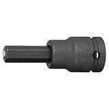 トネ(TONE) ヘキサゴンソケット(マグネット付) HP3KH-08K 差込角9.5mm(3/8") 二面幅8mm