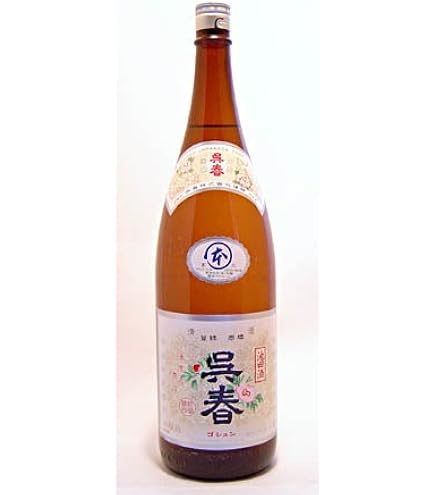 Amazon.co.jp: 大阪の銘酒 呉春 特吟 特別吟醸酒 1800ml 呉春酒造(大阪