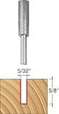 Freud 5/32 (Dia.) Double Flute Straight Bit with 1/4 Shank (04-101) [並行輸入品]