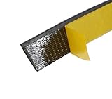 peru 側溝 グレーチング 騒音防止 ゴムパッキン (ブラック, 厚さ3mm × 幅25mm x 長さ2m 粘着テープ付)