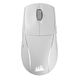 Corsair (コルセア) M75 ワイヤレス RGB 軽量 ゲーミングマウス Mac用 - 26,000DPI 交換可能なサイドボタン 光学スイッチ iCUE対応 - フロストホワイト