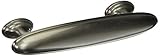 Atlas Homewares 317-BRN 4.21-Inch Austen Oval Pull from the Austen Collection, Brushed Nickel [並行輸入品