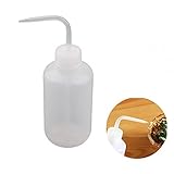 Grandmart 丸型洗浄瓶 散水　水やりボトル　多機能　プラスチック　半透明　スクイーズボトル