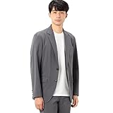 [コムサイズム] セットアップ対応 ウォッシャブル SUPER-TEX ジャケット 47-25JC11-203 L ブラック