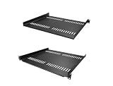 StarTech.com サーバーラック棚板／1U／19インチ／ 放熱スリット付きトレイ／2枚組 CABSHELF116V2PK