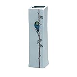 九谷焼 陶器 花瓶 かわせみ AK5-1233