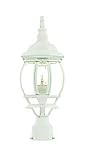 Acclaim 5057TW Chateau Collection 1-Light Post Mount Outdoor Light Fixture, Textured White [並行輸入品]