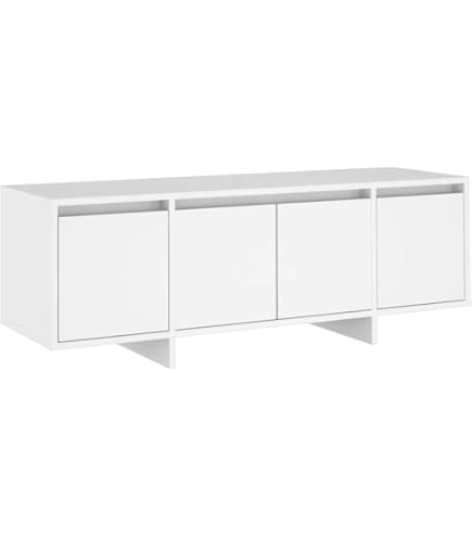 Amazon｜vidaXL テレビ台 140x35x40cm ホワイト エンジニアードウッド