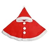 【サンタマント】フリース　フード付きマント (70cm~90cm)