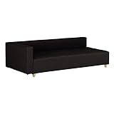 arne ベンチソファ ベンチ イス 背もたれ 肘掛け 片肘付き コーナーソファー Baggy DX-R 3×7 合成皮革 合皮 ダークブラウン