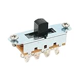Montreux SWITCHCRAFT MG switch ON-OFF-ON Black No.1580 ムスタング用スライドスイッチ ギターパーツ