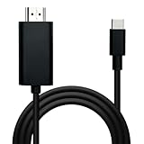 ラスタバナナ iPhone15 スマホ用 ミラーリングケーブル フルHD Type-C to HDMI 出力ケーブル 2.5m ブラック R25CACH02BK