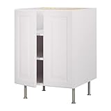 IKEA(イケア) FAKTUM リーディンゴー ホワイト 80 cm 19853886 ベースキャビネット 棚板/ 扉2枚付、リーディンゴー ホワイト