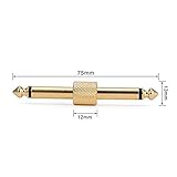 ギター効果ペダル・コネクタのための4台のパック・ドナー・ペダル・カプラー1/4インチ