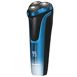 シェーバー メンズ 電気シェーバー お風呂剃り 回転式 ひげそり 電動 メンズシェーバー トリマー ロック機能 LCDディスプレイ 丸洗い可