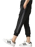 [ラフルーレ] ジャージパンツ メンズ ストレッチ サイドライン 7分丈 ジャージ 下 UPF50+ UVカット RQ0908 L A1-ブラック×チャコール-1ライン