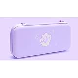 Switch 収納ケース ショルダーストラップ付き gcase4127 one size Switch用×パープル×ベルトパープル