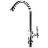 OASD Deck-Mount Kitchen Faucet Full Copper Single Handle Single Hole Pull Down Touch On 360 Degree R