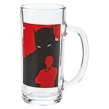 サンアート DCコミックス 「 バットマン 」 ジョッキグラス 約330ml バットマン 赤 SAN3683-1