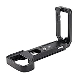 [Z-Jing] A9 A7 III A7R III α9 α7III α7RIII A7R3 A7M3 カメラ専用L型プレート ブラック 横縦撮影用 L型クイックリリースブラケット アルカスイス互換1/4"ネジ付 ハンドグリップSony A7R3A/A73/A7M3/A9 (黑)