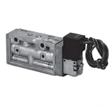 CKD 5ポート弁セレックスバルブ 4Fシリーズパイロット式 幅×奥行×高さ:103.5×24×44.5mm （4F110-08-E-AC200V）